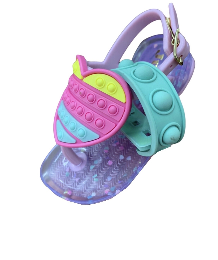Sandália Coração POP IT com pulseira