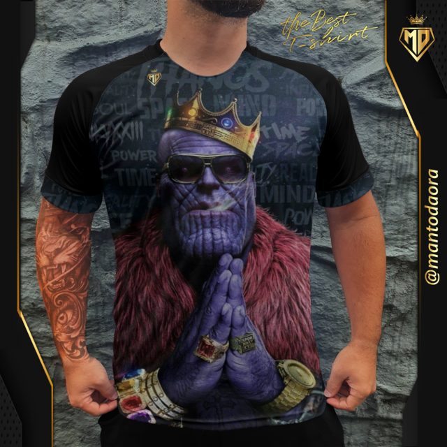 Camiseta Thanos Marvel vingadores