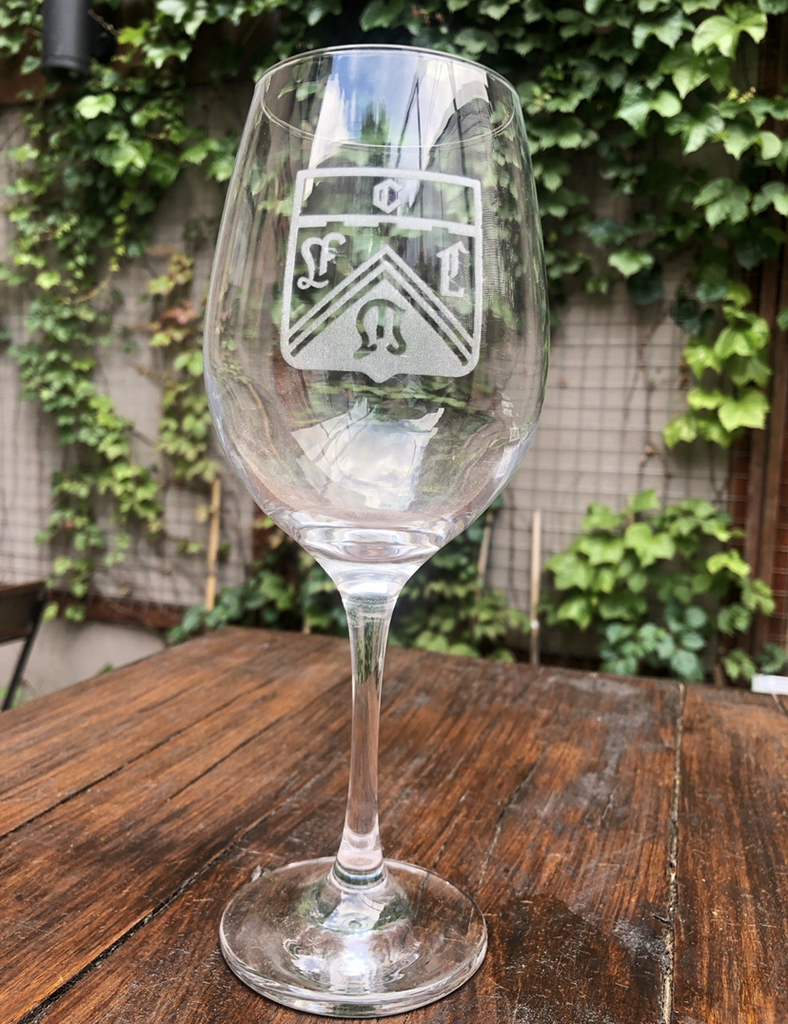 Leonardo - Copa De Vino Con Grabado - Wine Buddy - Regalo Para