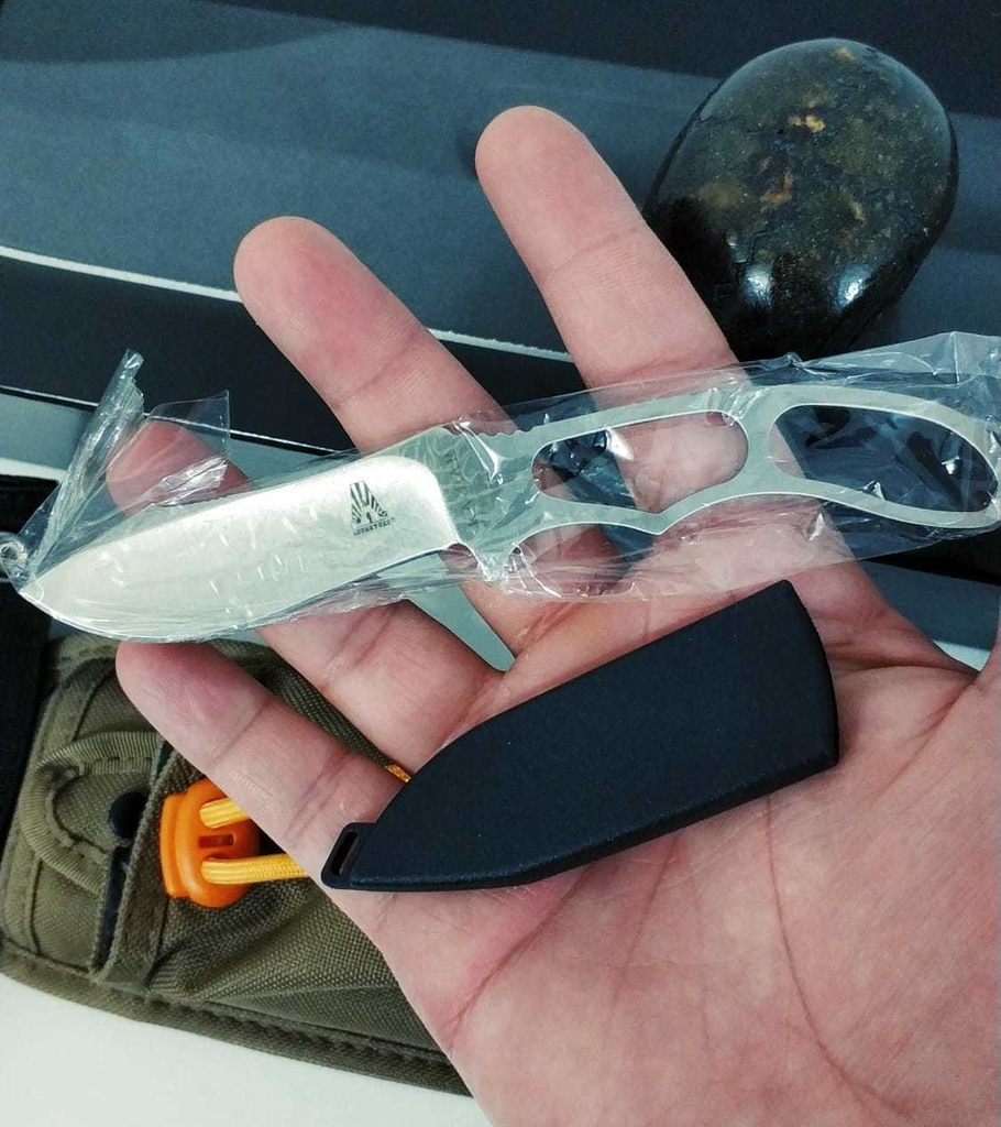 Faca Ka Bar Potbelly 5600 Original Full Tang Aço carbono 1095 6