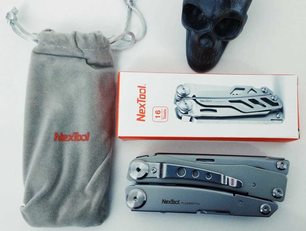 Multitool Nextool Flagship PRO - KT5020, 16 funções, Original, Full metal