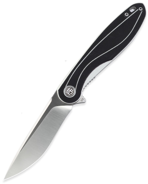 Canivete Petrified Fish Pf858 White Black Aco Inox D2 Ball Bearing David Chen Design Original