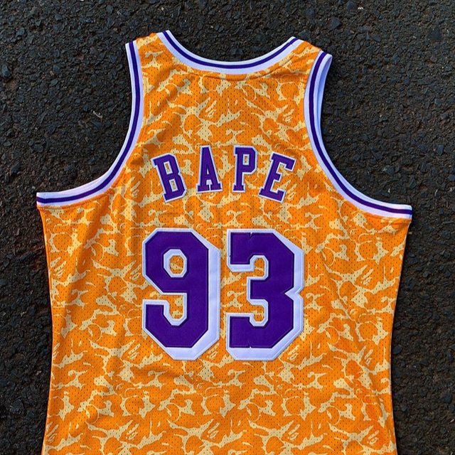 Regata Mitchell&Ness Collab - BAPE x Los Angeles Lakers