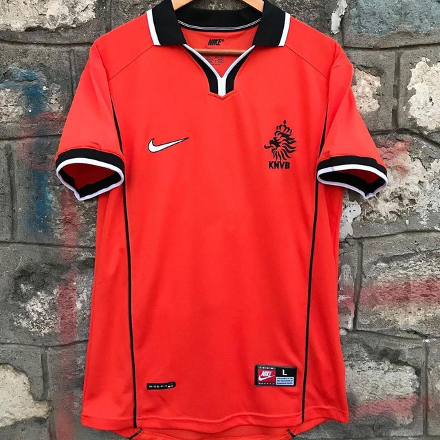 Camisa Retrô Holanda 1998 - Uniforme 1 Masculino