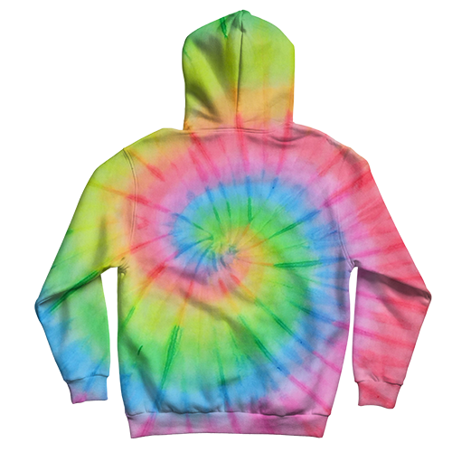 giant tie dye moletom com capuz