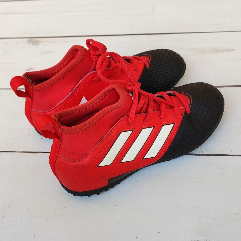 BOTINES - ADIDAS - TALLE EUR 31 - ROJO CON NEGRO