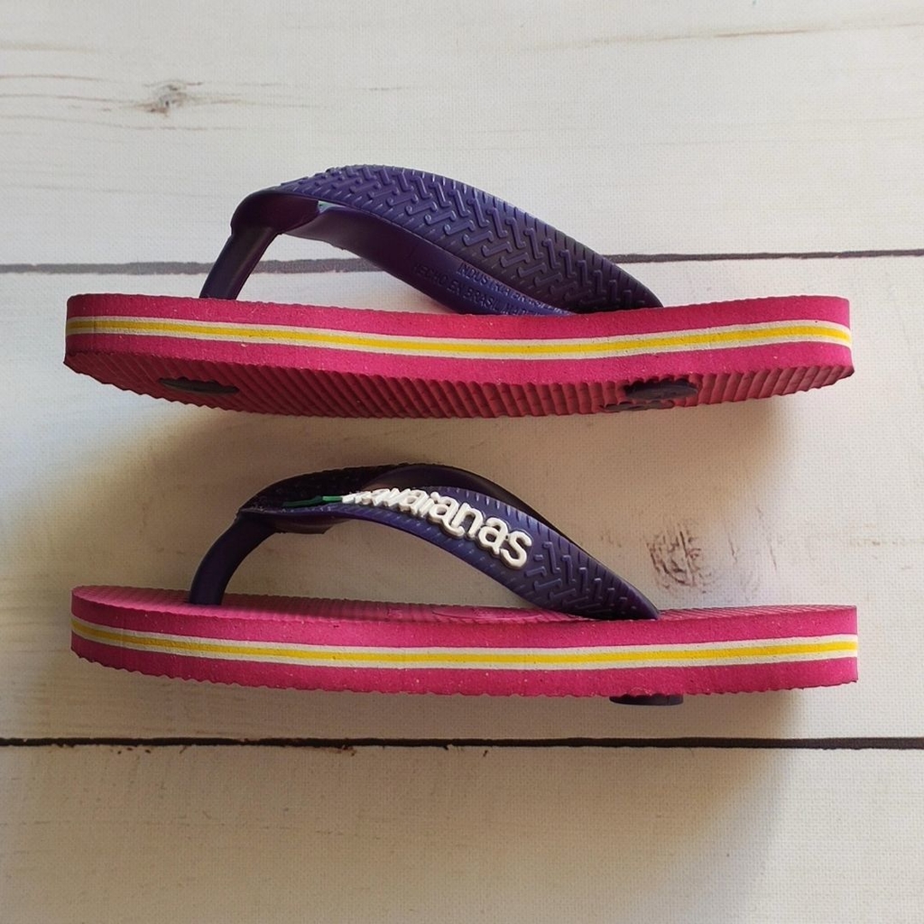 SEGUNDA SELECCIÓN - OJOTAS - HAVAIANAS - TALLE 25/26 EUR - FUCCIA
