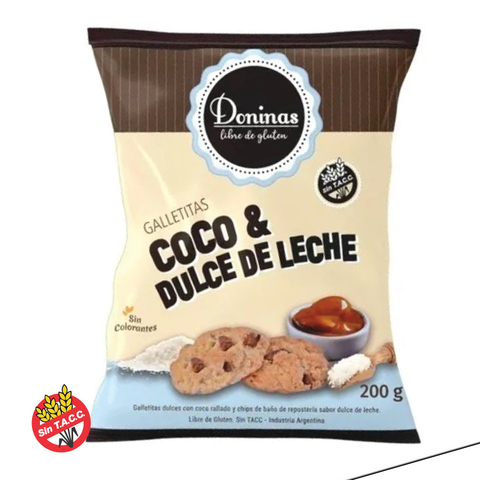 Galletitas De Coco & Dulce De Leche Doninas 200g