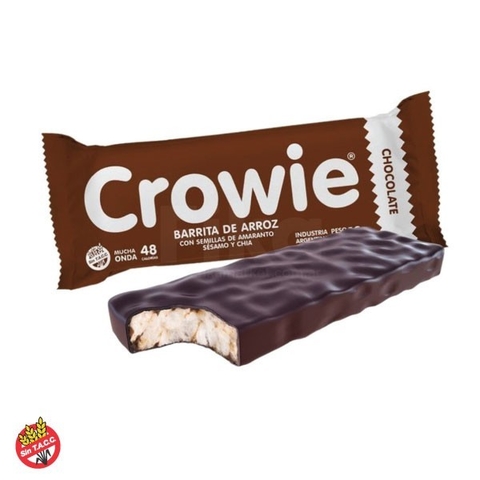 Barrita De Arroz Chocolate Negro Crowie 12g