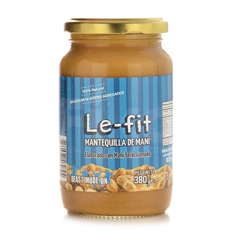Mantequilla de Maní Natural LeFit 360g