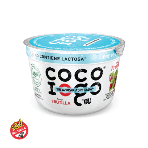 Yogur Sabor Frutilla Sin Azucar a Base de Coco Cocoiogo 160g