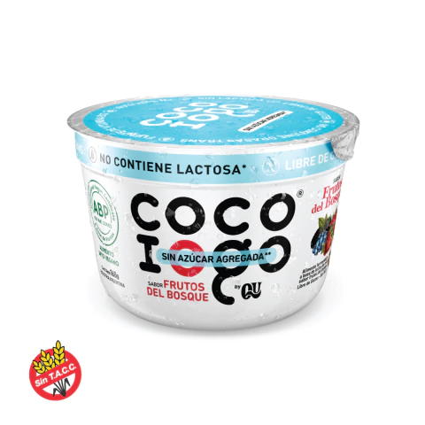 Yogur Sabor Frutos del Bosque Sin Azucar a Base de Coco Cocoiogo 160g