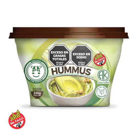 Hummus de Palta y Oliva Felices Las Vacas 220g