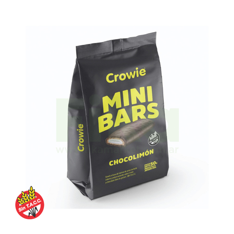 Mini Bars de Choco Limón Crowie 50g