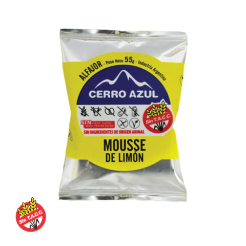Alfajor Vegano Con Mousse De Limon Cerro Azul 55g