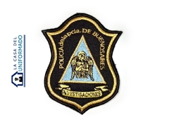 Escudo Bordado Investigaciones Dorado