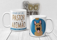 Caneca de Porcelana Pastor Alemão - comprar online