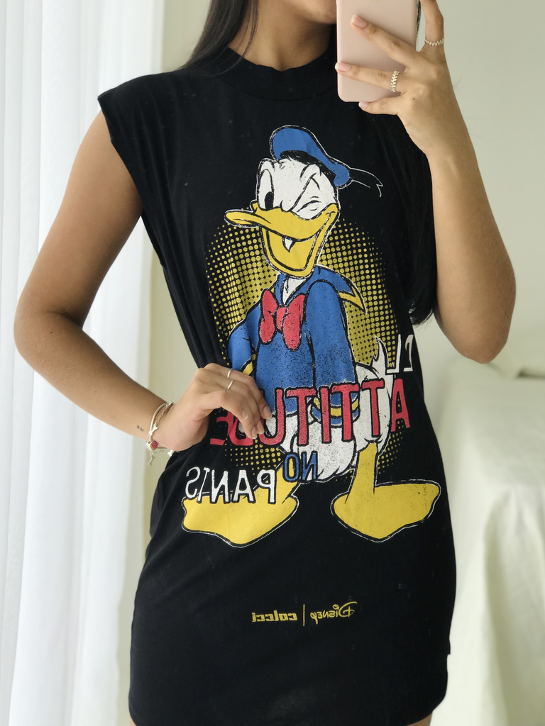 VESTIDO ESTAMPADO PATO DONALD COLCCI - Le Finesse