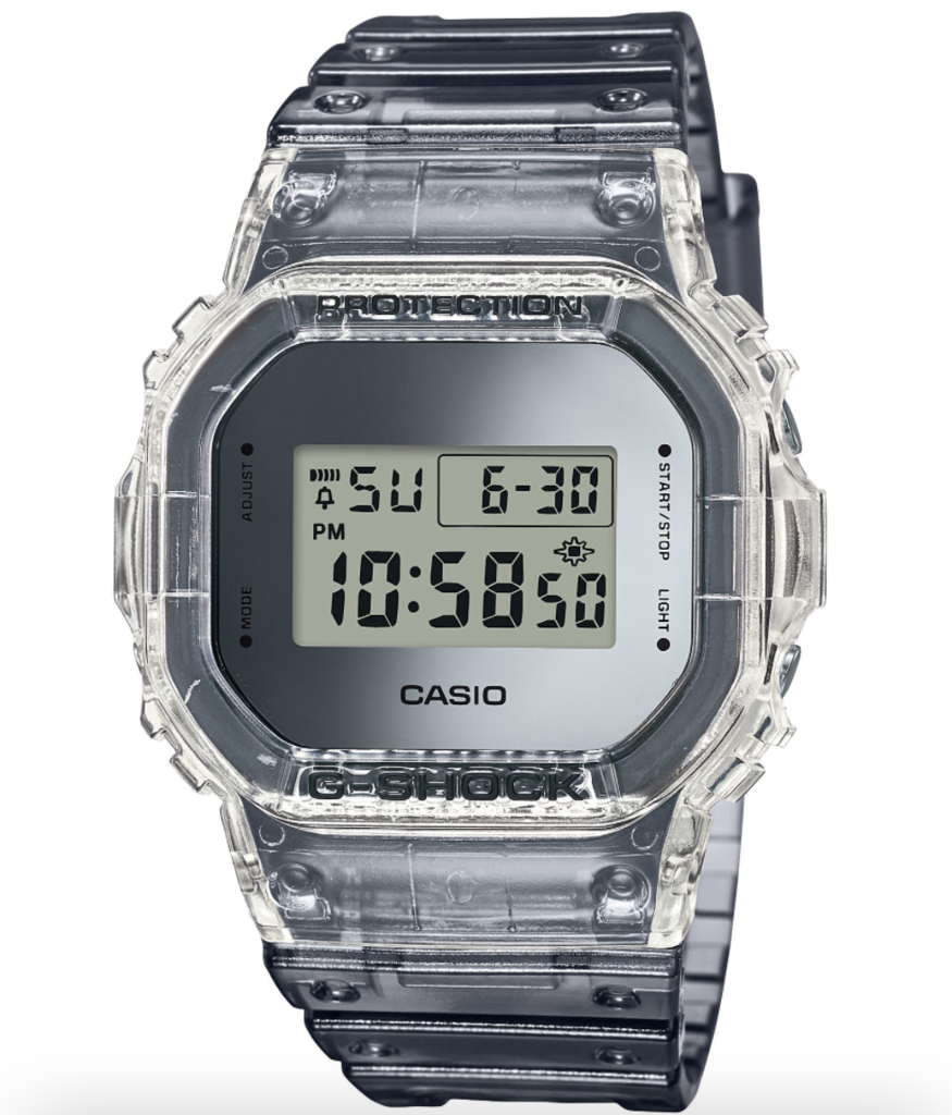 relogio g shock transparente original