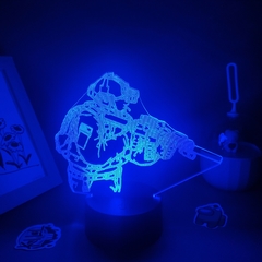 Imagem do Luminária CS GO Counter-Strike Game Figura 3D Lamps Leds Neon RGB