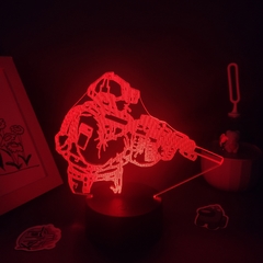 Luminária CS GO Counter-Strike Game Figura 3D Lamps Leds Neon RGB