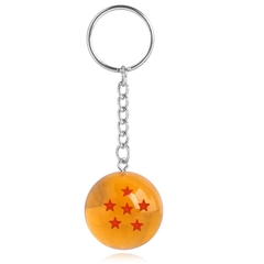Anime Dragon Ball Series Keychain Charms Accessories 1 2 3 4 5 6 7 Star Dragon Balls Cosplay Keyring Pendant Holder Toys Gift - comprar online