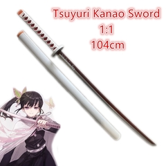 Katana para cosplay, faca demon slayer, 104cm, tanjirou koch shinobu, lâmina do diabo, espada samurai, ninja, katana, modelo pu, 1:1 - comprar online