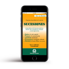 PROMO 143: Guía de Estudio de Sucesiones+ AudioGuía de Sucesiones + Guía de Estudio de Sucesiones (libro digital) - Editorial Estudio