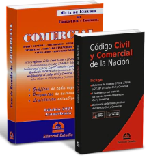 PROMO 12: Guía de Estudio de Comercial + Código Civil y Comercial (de bolsillo)
