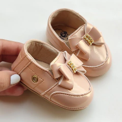 Tênis Slip Rosé cintilante - Le Baby calçados