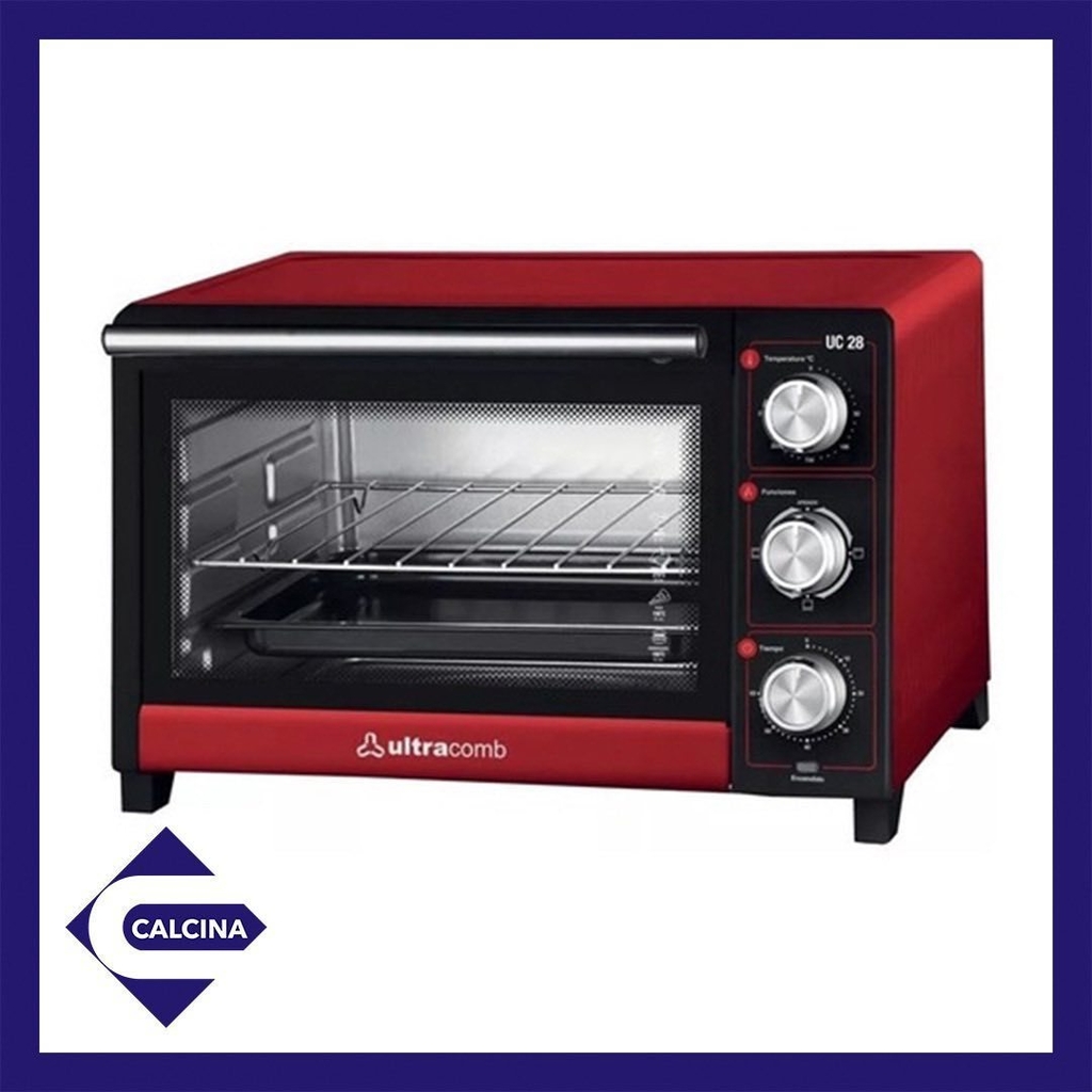 Horno Eléctrico Ultracomb Uc-28 28Lts Rojo