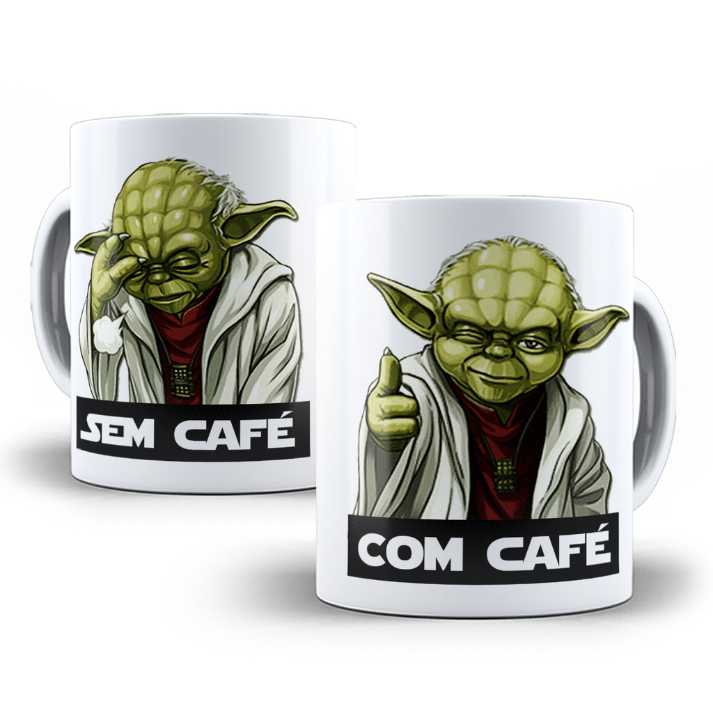 Caneca Personalizada Yoda Star Wars - Faça ou Não Faça