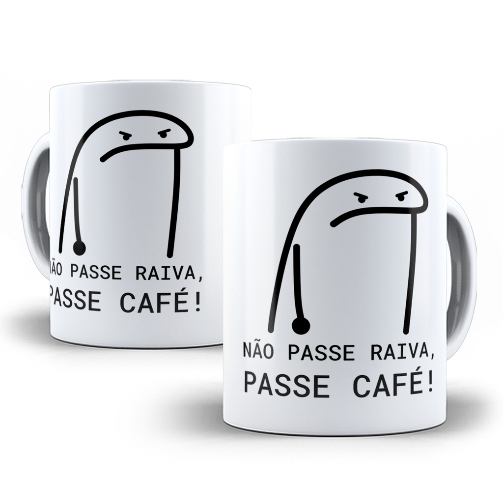 Caneca Flork Meme Tomá um Café eu Vou