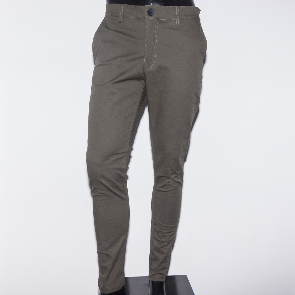 157 - Pantalón de Gabardina Corte Chino - wintertex