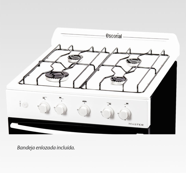COCINA ESCORIAL MASTER FULL BLANCO 56CM MULTIGAS