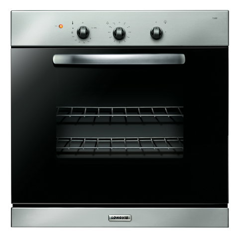 HORNO A GAS LONGVIE H14600XF ACERO CON PARRILLA