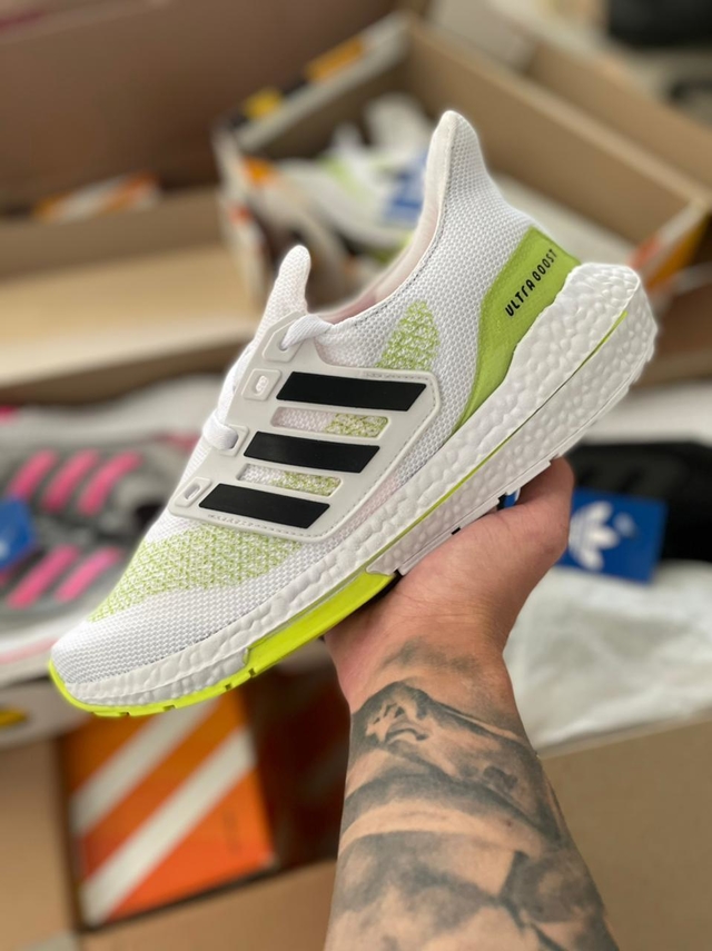 adidas ultra boost 21 masculino branco