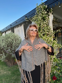 Pashmina fiesta (100 % Mohair y lana de llama ) Encargo a pedido