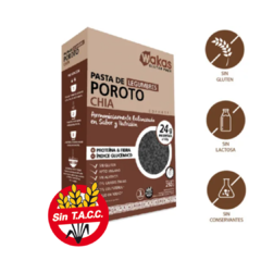 Wakas - Pasta de legumbres POROTOS Y CHIA x250gr - comprar online