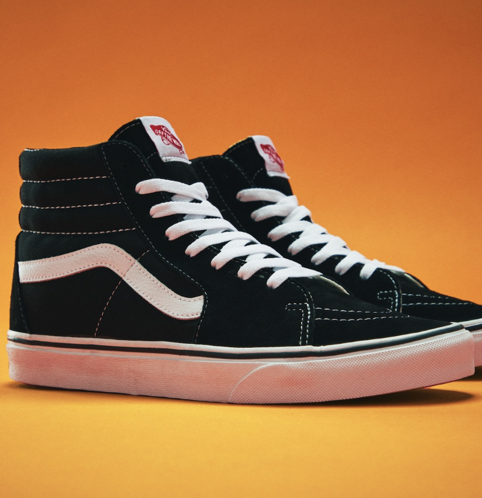 TÊNIS SK8 BLACK WHITE K
