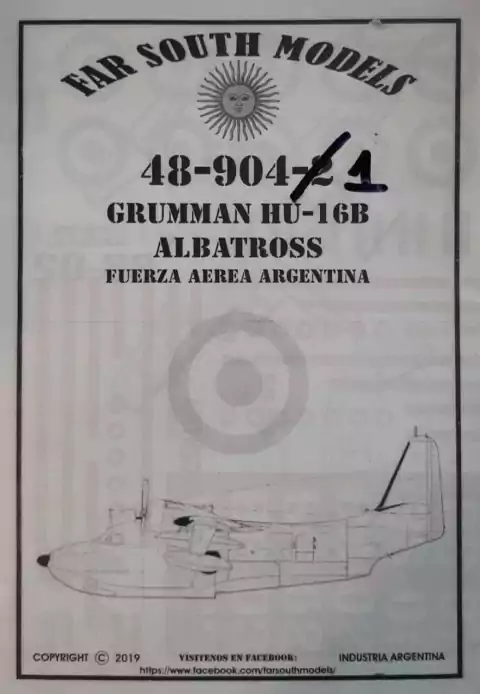 Far South Models 1/48 48-904-1 Grumman Uh-16b Albatross (Ex 48-904-2)