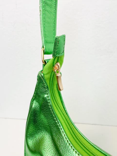 Bolsa Swipe Verde Metalizado na internet
