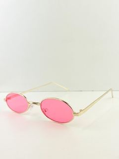 Óculos Oval Colors Rosa na internet