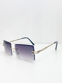 Óculos Y2K Cinza Degradê na internet