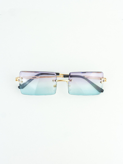 Óculos Y2K Lilás/Verde