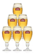 Copa Stella Artois 330ml X6 Unidades Cerveza Original Dorada