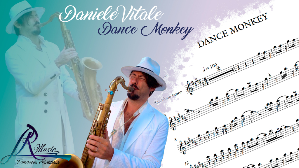Partitura DANCE MONKEY Daniele Vitale Sax Alto