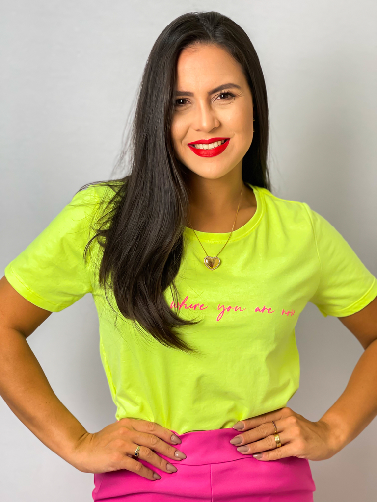 t shirt verde lima