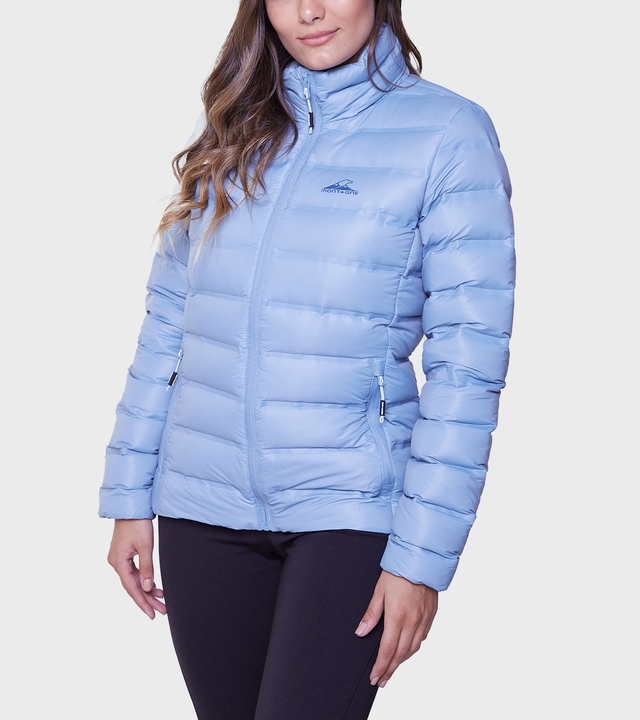 campera de pluma mujer