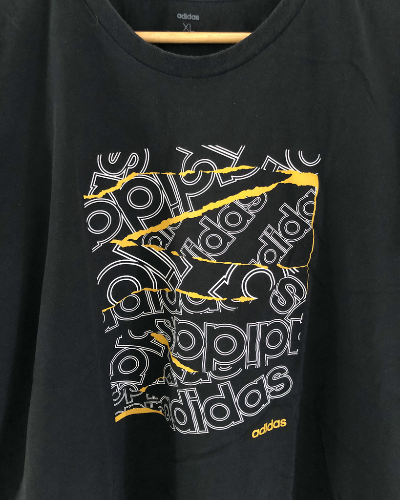 remera adidas negra